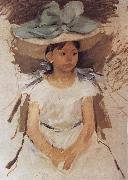 Mary Cassatt, Alan wearing the blue hat